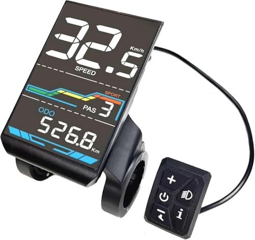 HillMiles MileCity 1/MilePort 1/MileTrail 1 Universal E-Bike mit LCD-Display