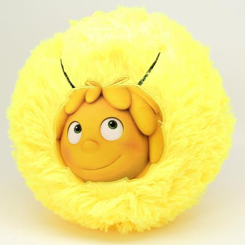 power gift Plüschball Biene Maja - Ball Ø 23cm. Stoffball. Flauschiges Spielzeug. Tolles Geschenk. Kuschelig und Weich. Offiziell Lizenzierter Biene Maja Ball.