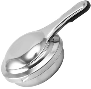 Alipis Stainless Steel Mini Portable Fondue Pot for Cheese Outdoor Warming Electric Fondue Fountain Warmer Machine for Camping