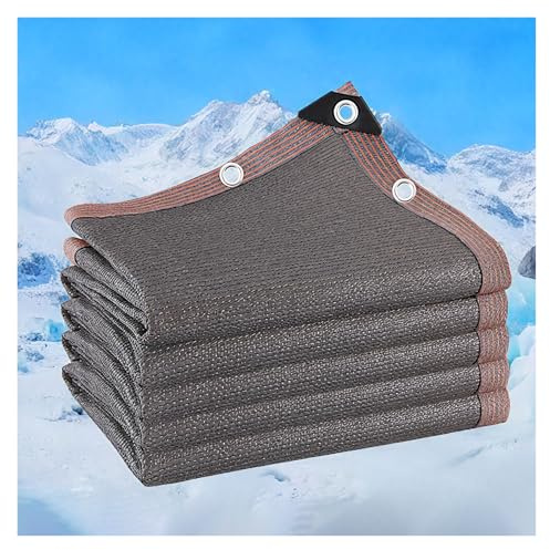 Bâche pare-soleil à 80 % avec œillets, protection UV pour plantes, jardin, balcon, piscine – 4 x 9 m