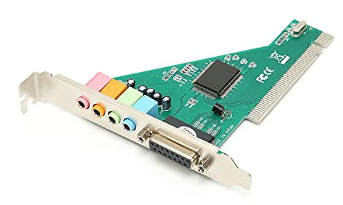Xiuganpo 4-Kanal-PCI-Soundkarte 120 DB Surround Sound für 98 XP NT mit SPDIF-Ausgang