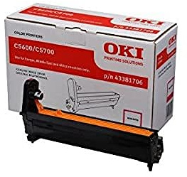OKI Trommel für C5600/C5700 Drucker Kapazität 20,000 Seiten, magenta