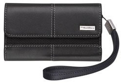 Blackberry Leather Folio Negro - Fundas Para Teléfonos Móviles (Blackberry Curve 8520 /Curve 8530 / Curve 8900/Storm2 9520 / Storm 9530 / Storm2 9550 / Bold 9700, Negro)