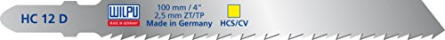 WILPU Stichsägeblatt HC 12 D mit Einnockenschaft- / T-Schaft-Aufnahme, 5 Stück