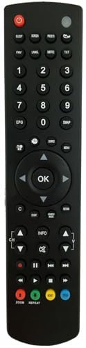 RC1910 Remote Control for LCD/LED TV Sharp LC-19LE510K, LC-22DV510K, LC-22LE510K, LC-24DV510K, LC-24LE240E, LC-24LE510K, LC-32D12E(A), LC-32LE511E, LC-32SH130K, LC-40F22E(A), LC-40LE510E, LC-40LE511E, LC-40LE530E, LC-40LE531E, LC-40SH340K.