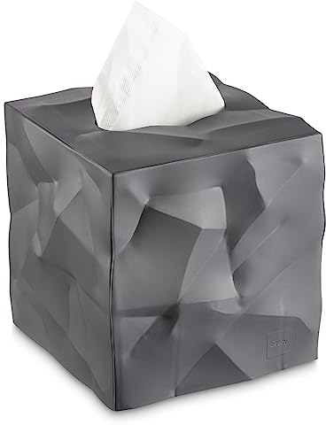Essey Kosmetiktücher-Box Wipy Cube I, quadratischer Taschentuchspender, Design Taschentuchbox, 13x13x13 cm