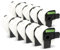 Printing Pleasure 10-er Pack Versand-Etiketten kompatibel für Brother DK-11202 62mm x 100mm (300 Stück/Rolle) P-Touch QL-500/QL-550/QL-560/QL-570/QL-700/QL-710W/QL-720NW/QL-1050/QL-1060N, weiß