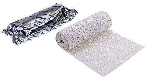 24 Rollen Gipsbinden 5 cm x 3 m insg. 72 Meter Babybauch Gipsabdruck tauchfertig von Romed
