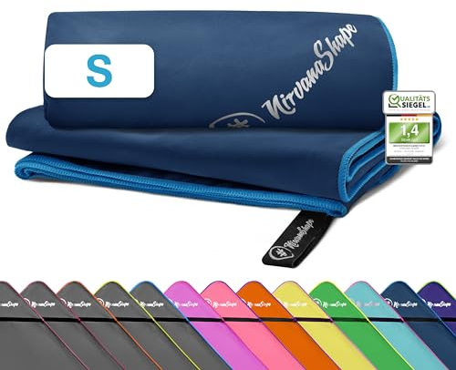 NirvanaShape Mikrofaser Handtuch, Microfaser Handtücher leicht, kompakt als Badetuch, Reisehandtuch, Strandtuch, Sporthandtuch für Fitness, Strand, S 60 x 40 cm