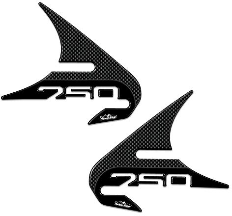 Resin Bike Adesivi Scooter Compatibile con Honda Integra 750. Protezione Spigoli Carene da Urti e Graffi. Coppia Adesivi 3D Resinati - Effetto Carbonio