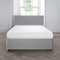 Appletree Tinte Liso Sábana Bajera Ajustable de 200 Hilos, 35 cm de Profundidad, Algodón, Blanco, Super-King Fitted Sheet