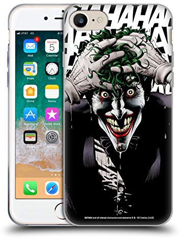 Head Case Designs Offizielle The Joker DC Comics The Killing Joke Darsteller Kunst Gelhülle [Militärischer Schutzgrad] Kompatibel Mit Apple iPhone 7/8 / SE 2020 & 2022 Und Kompatibel Mit MagSafe