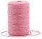 G2PLUS 200M Cuerda de Algodón,Hilo Macrame 2MM Cuerda de Manualidades,Cordel Hilo de Panadero, para Envolver Regalos,Hornear, Manualidades (Rosado)