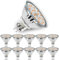Allesgute 10er Set GU5.3 MR16 LED Lampen 3000K Warmweiß,5W ersetzt für 45W Halogen Lampe 450lm LED Birne AC/DC 12V Spot-Nicht Dimmbar