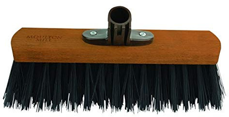 Large Stiff Yard Brush Broom Head. 18 (46cm) Long For Garden Patio