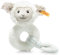 Steiff 242328 Soft Cuddly Friends Lita Lamm Greifring - 14 cm - Kuscheltier für Babys - creme, weiß, 61 g