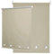 Funky Gadgets Square Eyelet Light Filtering Roller Blinds -Window Shades Easy Fit Polyester Fabric Daylight Trimmable Roller Blind- Child Safe Metal Tube with Fittings (W60 x L210cm, Natural)
