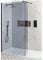 Milano Nero Black Smoked Glass Frameless Shower Enclosure Return White Tray - 1500mm x 900mm