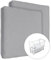 2X Jersey 100% Cotton Fitted Sheet for 90 x 40 cm Baby Crib Cradle Mattress (Grey)