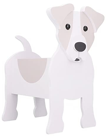 Hundeblumentopf, niedlicher Hundeblumentopf aus PVC für den Außenbereich