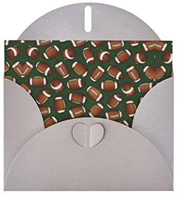 AMACAY Fußball Grün Grußkarte Motivation Karte Dankeskarte Gedenkkarte Party Einladung