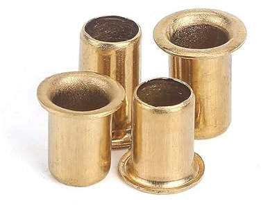 Brass Tubular Rivets Thin Head Hollow Rivets-M2.3x8-50pcs
