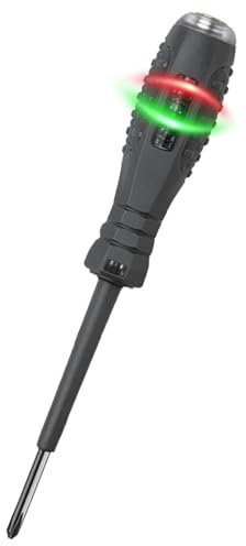 Anloximt Tester multimetro,Multimetro Digitale Tascabile multimetro Automatico a induzione Automatica - con Penna multimetro Professionale con Lampada a LED per Tensione CA/CC