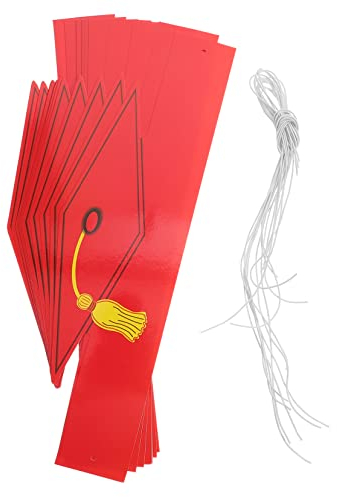 LABRIMP 12stücke Teiliges Papierabschlusskappen Für Abschlussfeiern Einstellbare Bastelhüte Für Kreative Fotorequisiten Und Feiern