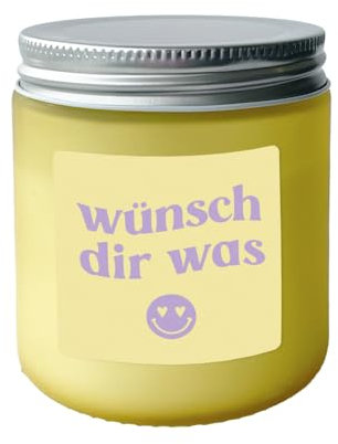 Grafik Werkstatt Gute Laune Kerze | lieblicher Blütenduft | wünsch dir was