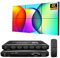 Video Wall Controller 2X3 4K, HDMI & DVI 4k Signal Input Makes 6 TV Screens Into 1 Wall Display Support IR Remote/RS232 et 180° Rotation, Support Video Wall Controller 2x2 4k 1x1, 1x2, 1x3, 1X4, 1x5
