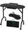 LOVEVLOGY Protable Nail Desk with Drawer,Foldable Manicure Table with Carry Bag for Professional Beauty Nail Salon,Mobile Folding Nail Technician Workstation,Black