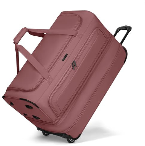 REDOLZ 2-Rollen große Trolley-Reisetasche | Volumen erweiterbar von 98 auf 119 Liter mit Dehnfalte | Damen & Herren (70 cm, extra Bodenfach)