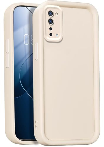 GOGME Hülle für Oppo Find X2 Lite Cover, Ultradünnen Weiches Silikon TPU Schutzhülle, Staubschutz Robuste Handyhülle - Weiß