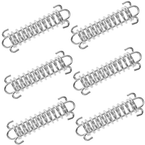 BESPORTBLE Outdoor Zelte Federschnalle 6 Stück Stahlseilspanner Zugfeder für Camping Wandern