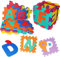 alles-meine.de GmbH XL Set: 3 qm - Puzzle Teppich aus Moosgummi - 26 Matten - Alphabet & Buchstaben ABC A-Z - aus Schaumstoff - zum puzzeln/Puzzleteppich Eva - Spieleteppic..