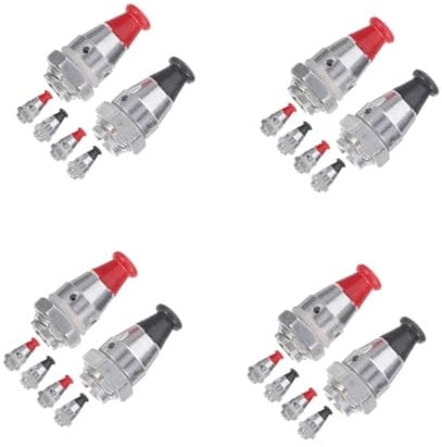 Garneck 4sets Pressure Cooker Safety Valve Pressure Cooker Valve Ninja Foodi Replacement Parts Pressure Cooker Jigger Pressure Cooker Indicator Pressure Cooker Mel Dau Aluminum Alloy 6pcs*4