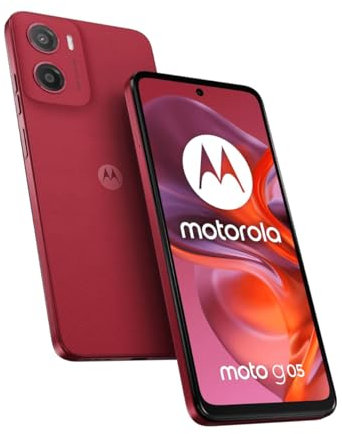 Motorola Moto G05 6.67 4/64GB 5200mAh 50MP Android 15 Rojo Libre