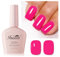 Imtiti Rose Gel Nail Polish, 1Pcs Jelly Rose Red Soak Off UV LED Gel Polish, Long Lasting, Nail Art Manicure Salon DIY at Home for Spring and Summer (0.34 Fl Oz-953)
