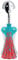 Alessi Anna G. Liquid AM01A 6 Cavatappi di Design, in AlkiPaper e Zama Cromata, Fosforescente, Multicolore