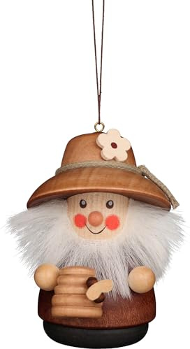 Christbaumschmuck Wackelmännchen Imker Natur - 8 cm