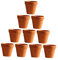 OFFSCH 10 Pièces Pot en Terre Cuite Mini-Pots Bol de jardinière Usine Terracotta tajine Terre Cuite Pots de Fleurs Pot Terre Cuite Pots de Plantes en céramique Petits Pots de Plantes