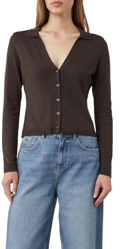 Comma Damen 2173408 Strickjacke