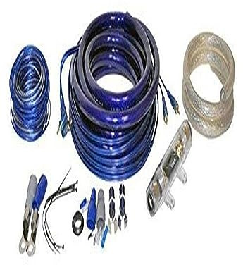 Lanzar Contaq 5000W 0 Gauge Power Amp Wiring Kit