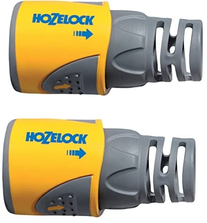Hozelock 2050P0025 Conector para Extremo de Manguera Paquete Doble 2 de 12,5 mm y 15 mm