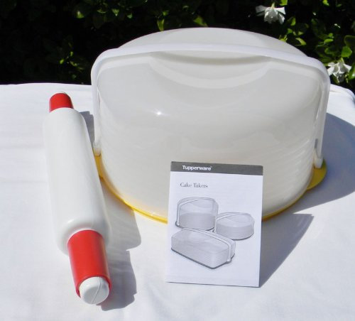 Tupperware Cake Taker et rouleau à pâtisserie