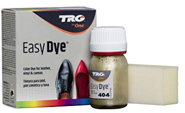 TRG The One - Farbe für Schuhe & Accessoires | Leder-, Canvas- & Kunstlederfarbe mit Schwamm-Applikator | Farbrestaurierung & Schutz | Gold glänzend