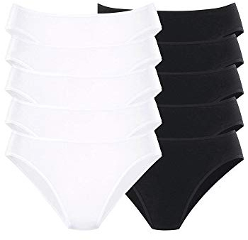 Goin Damen Slips Bikinislips von | 10 Stück (36/38, Bunt)