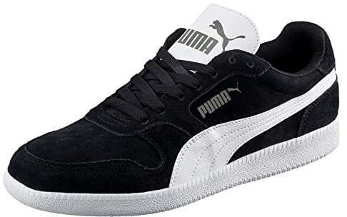 PUMA Unisex Icra Trainer SD Shoes, Black-White, 37.5 EU