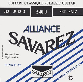 Juego de cuerdas Savarez Alliance 540J azul. Tensión alta