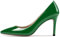 EDEFS Damen Geschlossen Pumps Stilettos Lack Schuhe Elegant Mädchen High Heels Grün Größe EU41
